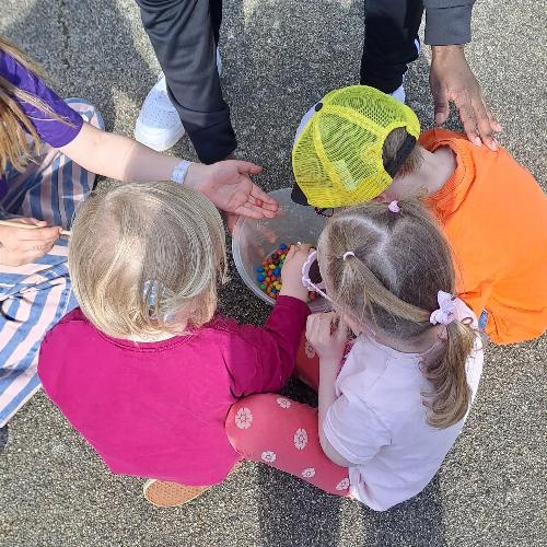 20 children joined us for our chocolate egg hunt Well, what a fantastic, chocolate-filled Egg hunt that was! Nearly 20 young D/deaf children and their families joined us on our Easter Egg Hunt around the Arboretum Park in Nottingham. 