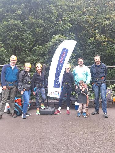 Charity Abseil On Saturday a bunch of us headed out to Millers Dale Bridge for our Charity abseil in the safe hands of @dolomite_training