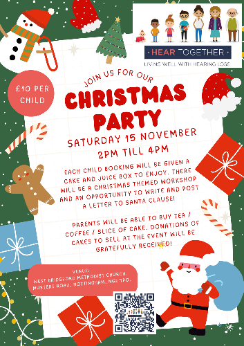 NEW EVENT Christmas Party Come and join us for a festive afternoon, fun for all the family.
