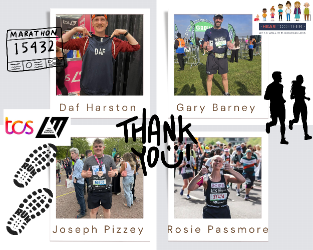 THEY DID IT! Our AMAZING 4 runners; Daf, Gary, Joseph and Rosie, completed the London Marathon on Sunday 26 April 2026!
