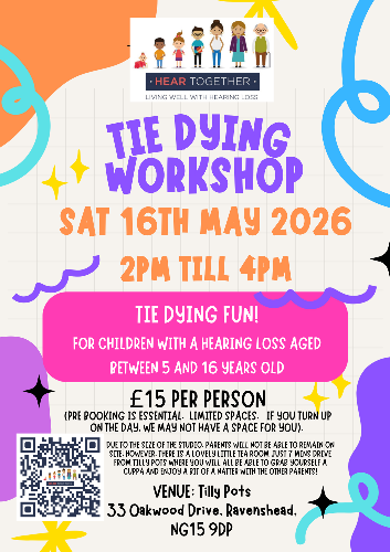 NEW EVENT Tie Dye Workshop 